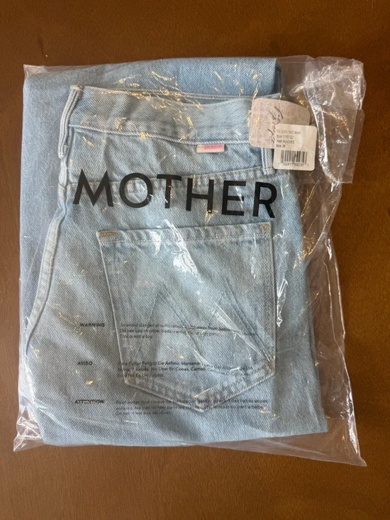 MOTHER The Lasso Wide Leg Jeans Munchies NWT/NIB *28* - Picture 6 of 9